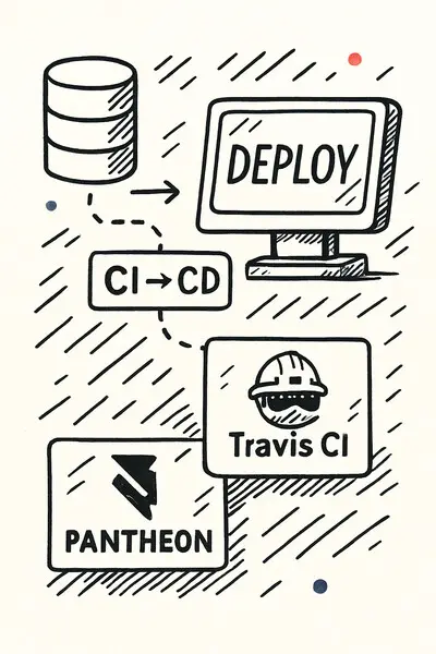 From CI to CD - by example on Travis and Pantheon