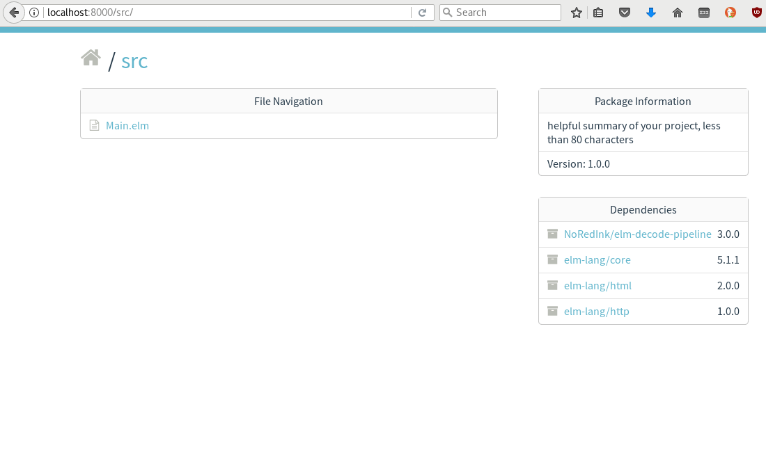 Screencast of our sample app