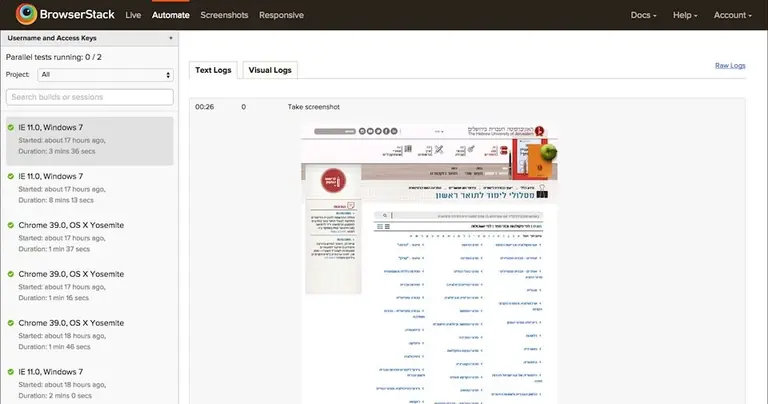 BrowserStack is providing our virtual boxes on demand