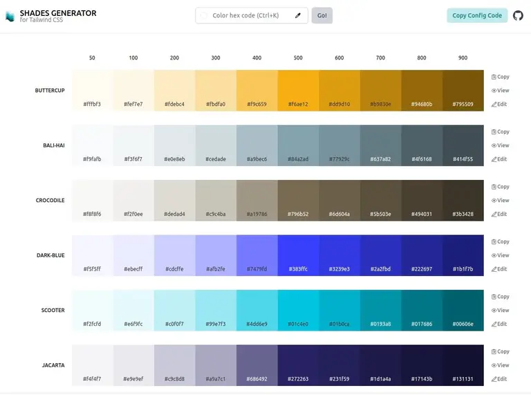 Auto-generated shades