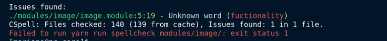 Drupal spell check in action