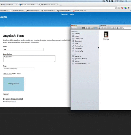 AngularJS form with Select2 in action