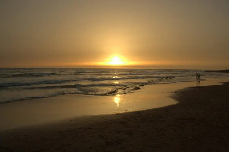 My first non-official day was a summer day, on my way to the beach. Photo by me.