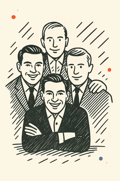 (Organic) Groups in Four Voices
