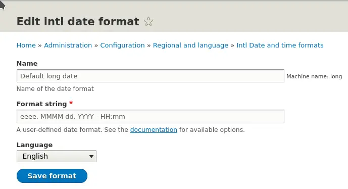 Date pattern handling ported from Drupal core