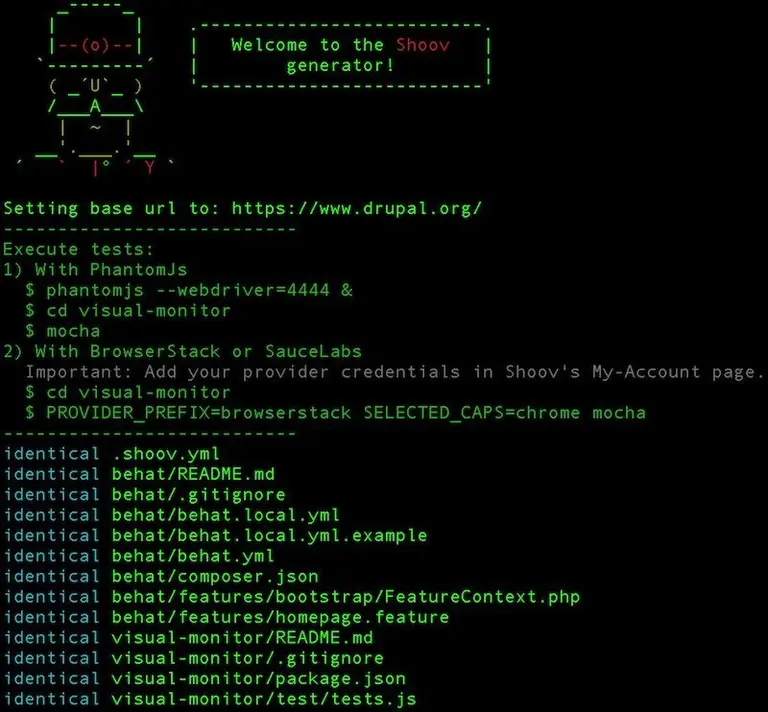 Shoov generator in action.