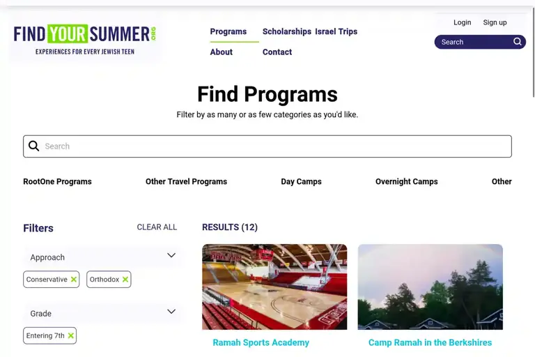 Screenshot of FindYourSummer - Summer Planner
