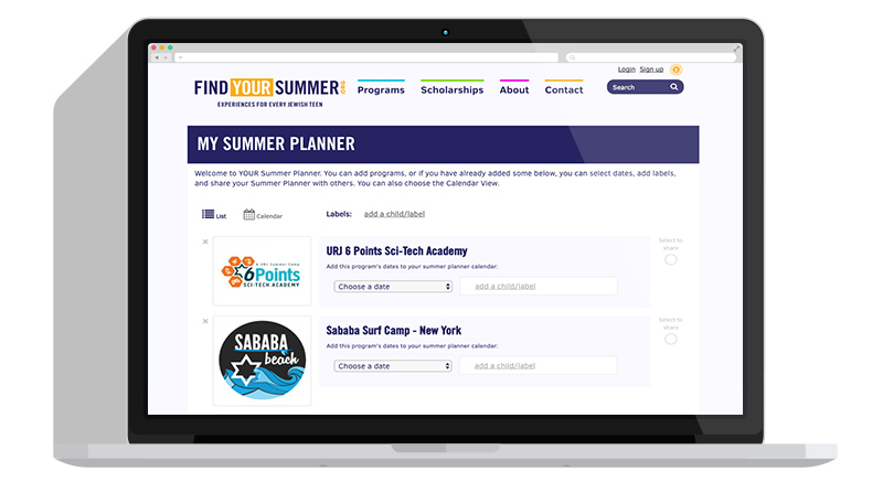 FindYourSummer - Summer Planner